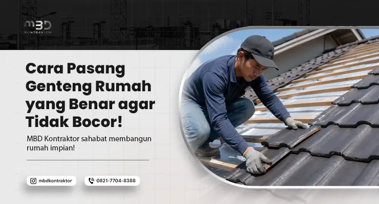 Cara Pasang Genteng