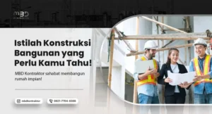 istilah konstruksi bangunan