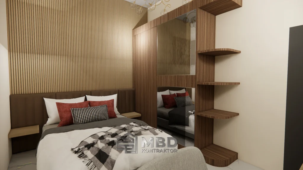 Desain 3D Fasad & Interior - RZ House 4 3D Interior Ibu Rizky View 4