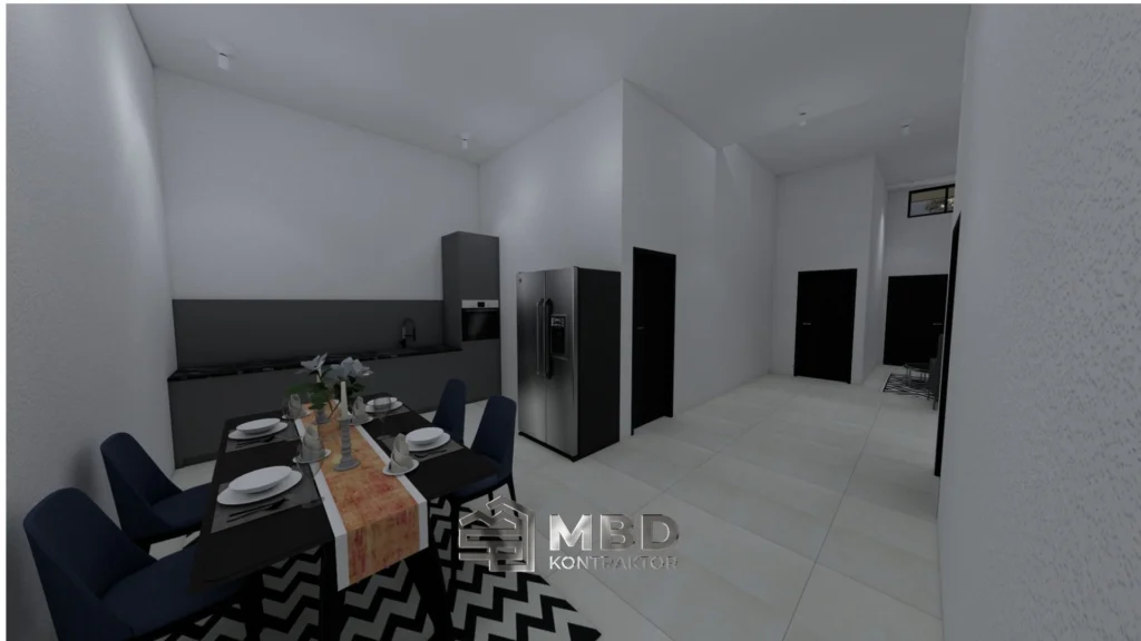 Desain 3D Fasad & Interior - NRL House 5 6