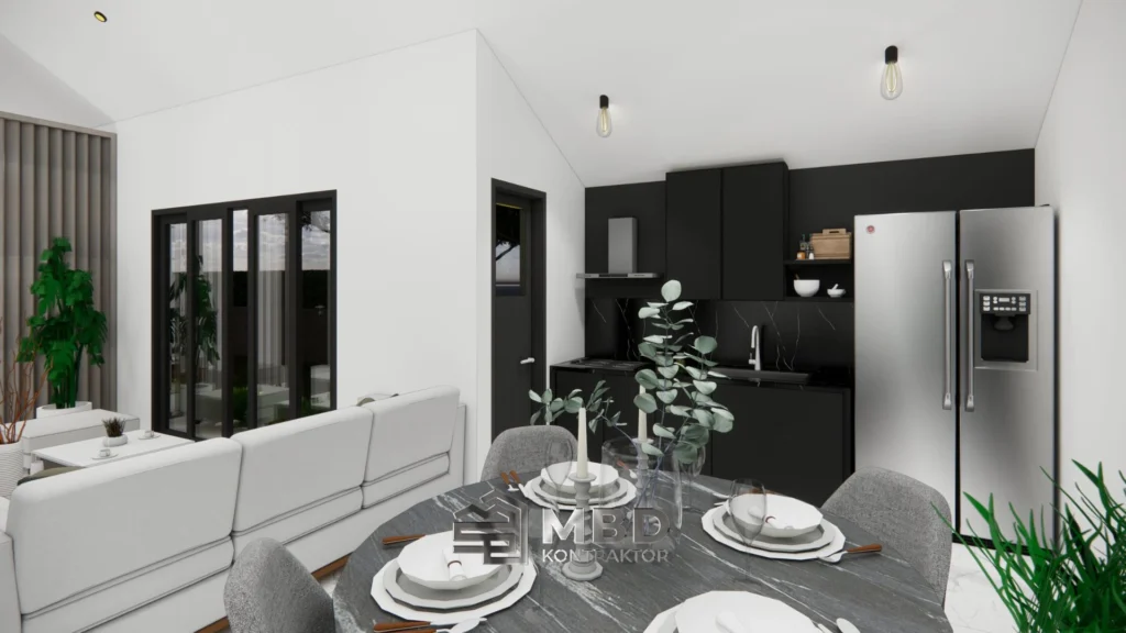 Desain 3D Fasad & Interior - TMM House 3 9 1