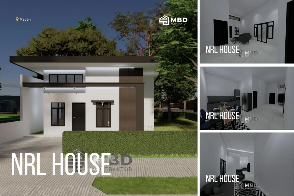 Desain 3D Fasad & Interior - NRL House 1 NRL House 1