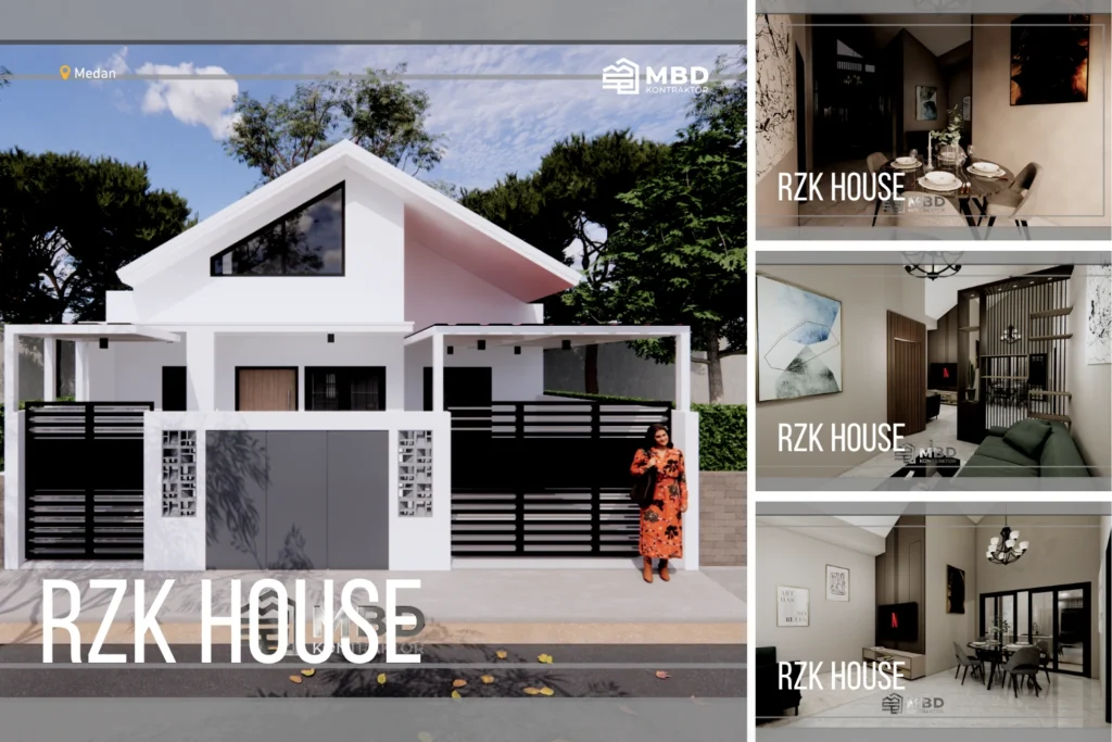 Desain 3D Fasad & Interior - RZK House 1 RZK House