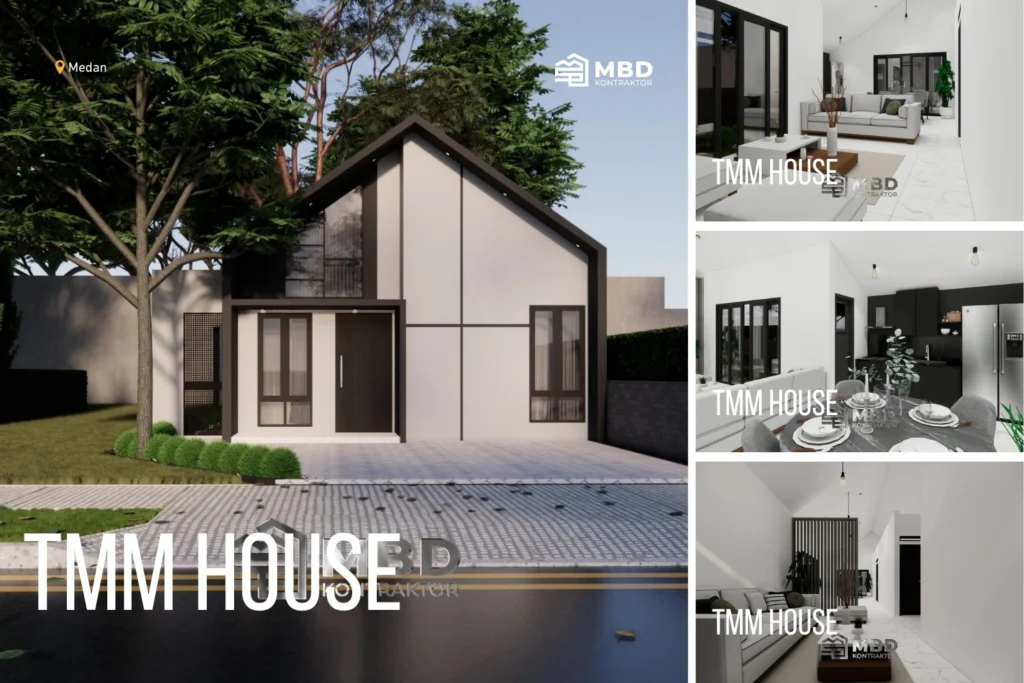 Desain 3D Fasad & Interior - TMM House 1 TMM House 1