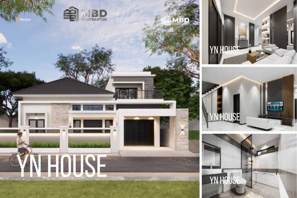 Desain 3D Fasad & Interior - YN House 1 YN House 1