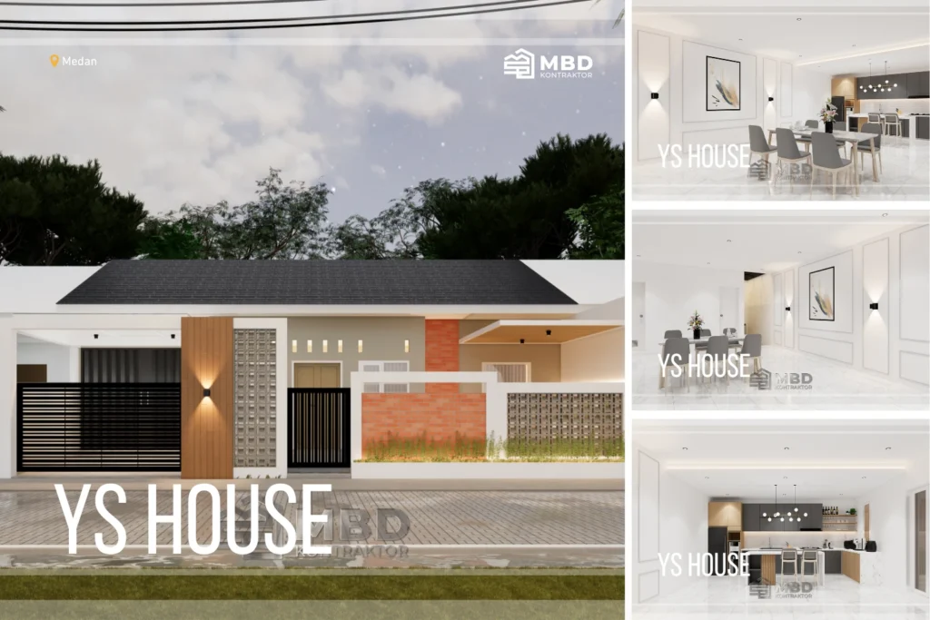 Desain 3D Fasad & Interior - YS House 1 YS House 1