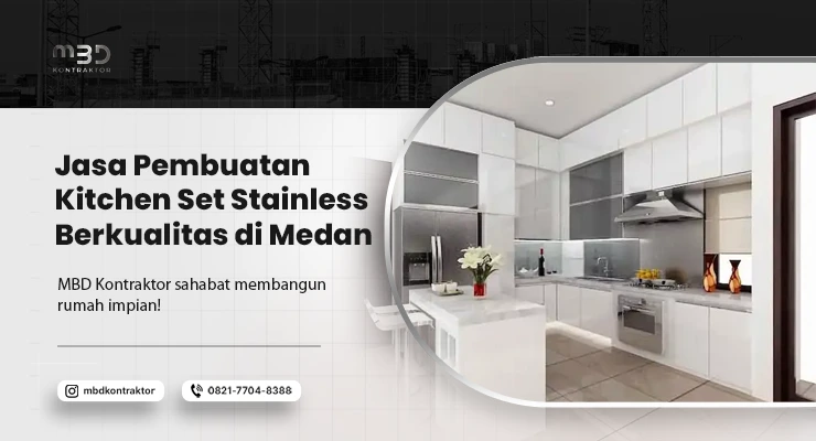 Jasa Pembuatan Kitchen Set Stainless