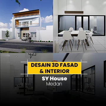 Desain 3D Fasad & Interior – SY House 11 Desain 3D Fasad & Interior SY House