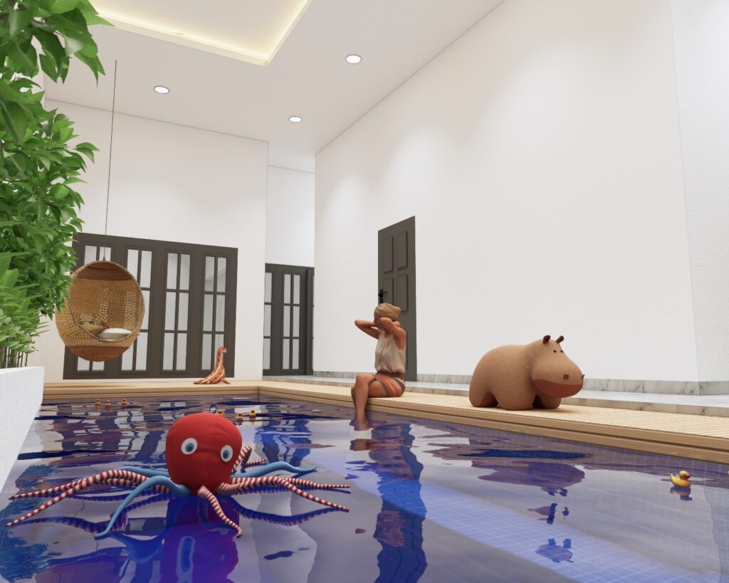 Desain 3D Fasad & Interior SV House