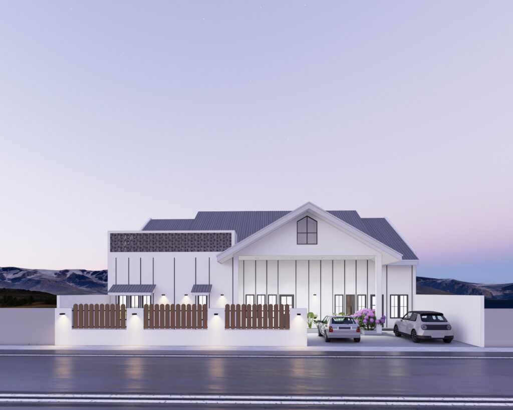 Desain 3D Fasad & Interior SV House