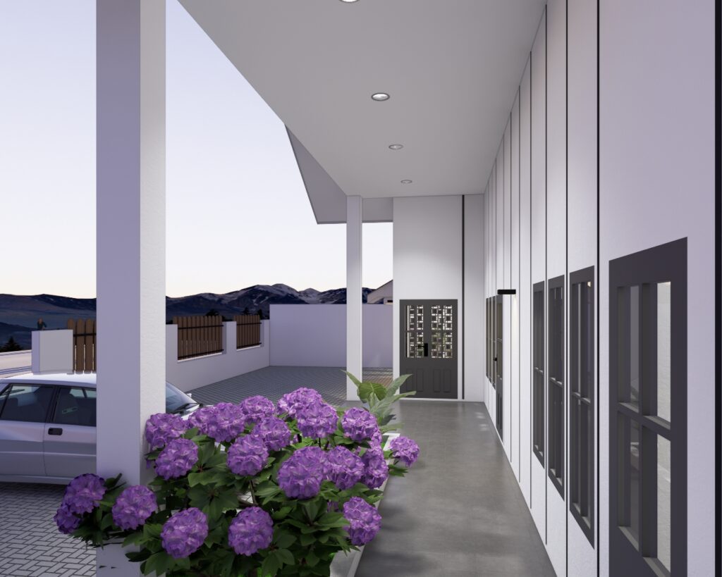 Desain 3D Fasad & Interior SV House