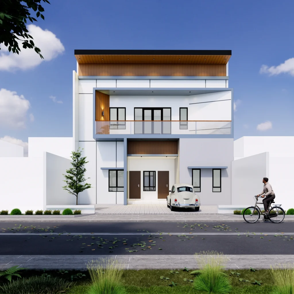 Desain 3D Fasad & Interior SY House