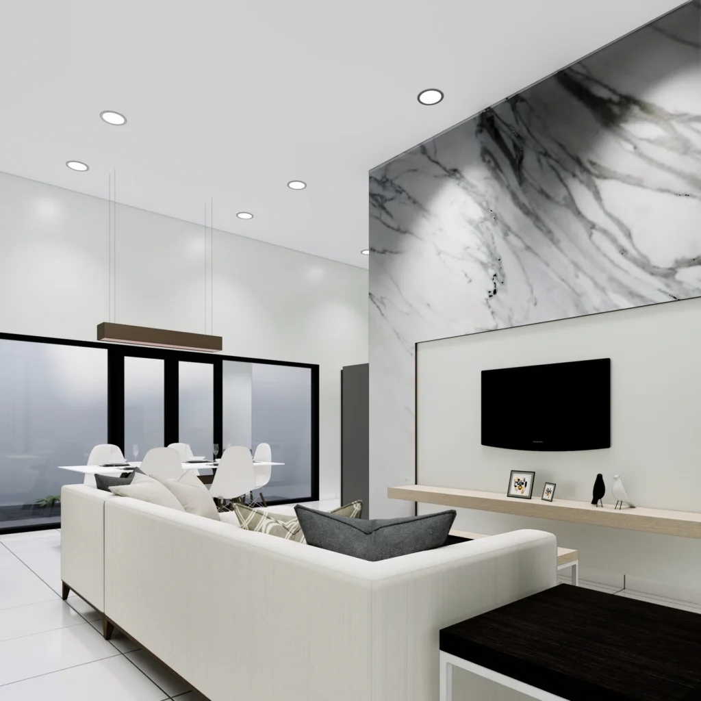 Desain 3D Fasad & Interior SY House