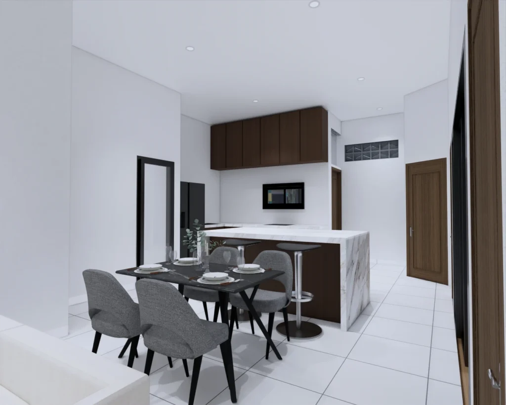Desain 3D Fasad & Interior – IF House 6 Desain 3D Fasad & Interior IF House