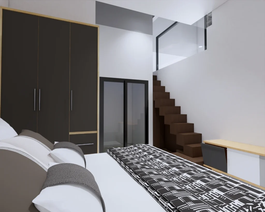 Desain 3D Fasad & Interior – IF House 8 Desain 3D Fasad & Interior IF House