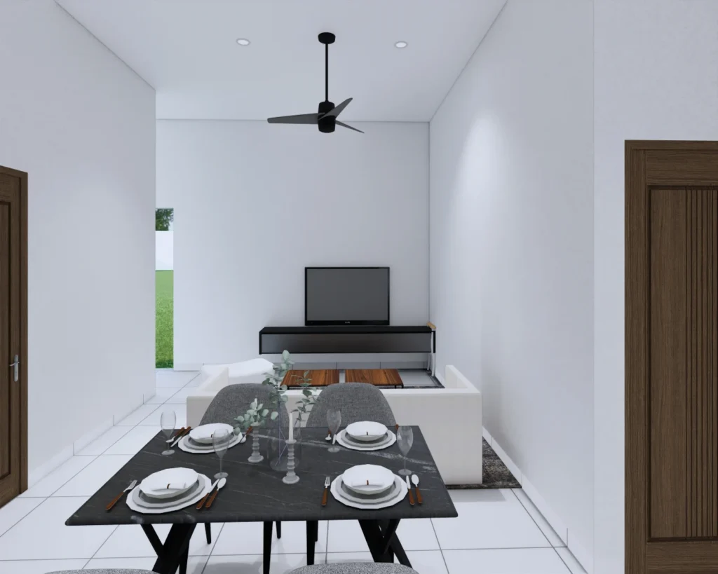 Desain 3D Fasad & Interior – IF House 7 Desain 3D Fasad & Interior IF House