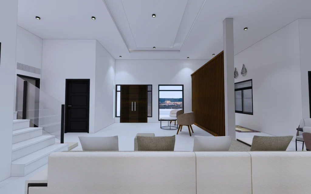 Desain 3D Fasad & Interior AD House