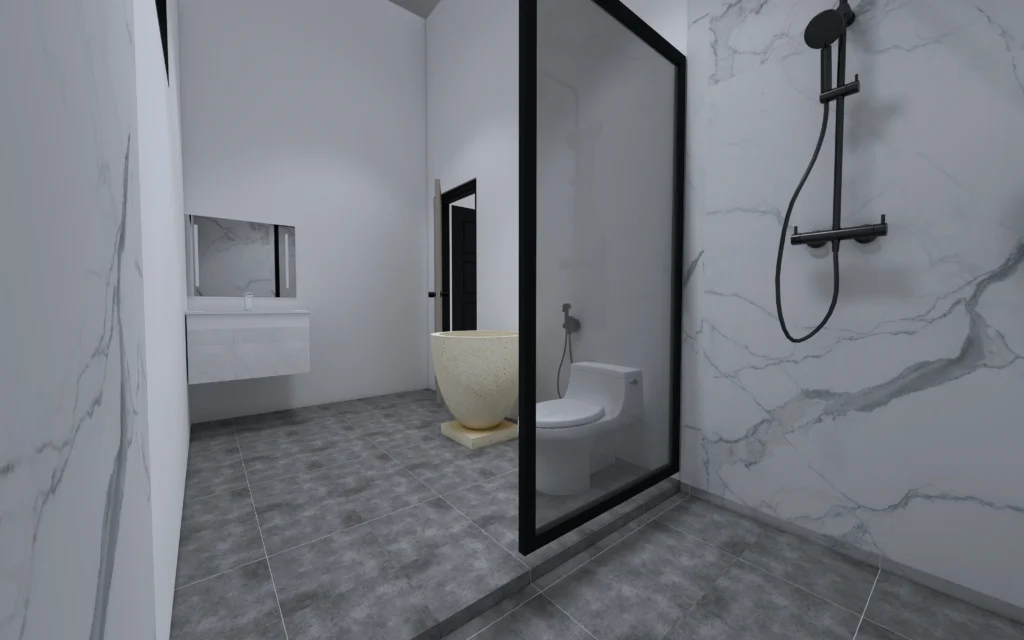 Desain 3D Fasad & Interior – PK House 5 Desain 3D Fasad & Interior - PK House