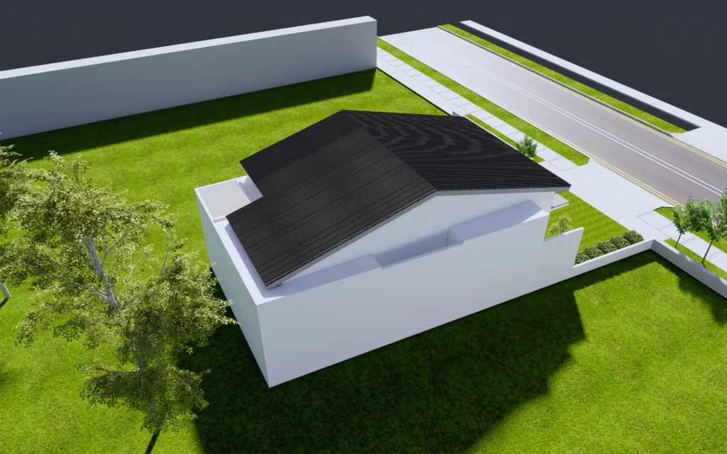 Desain 3D Fasad & Interior - SL House