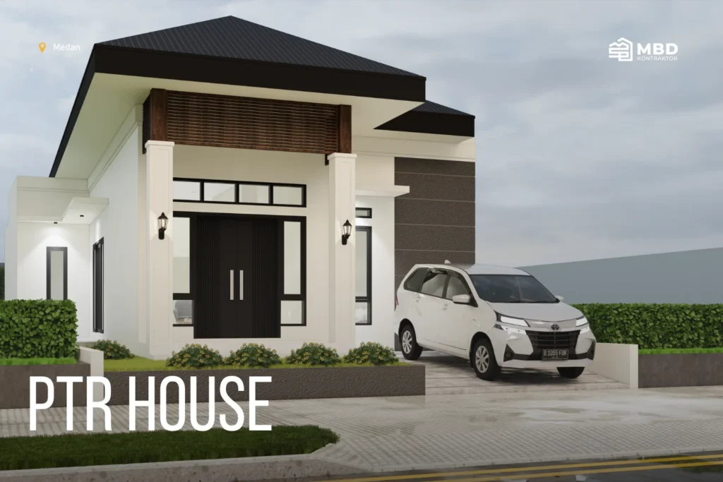 Desain 3D Fasad & Interior - PTR House 1 Desain 3D Fasad & Interior - PTR House