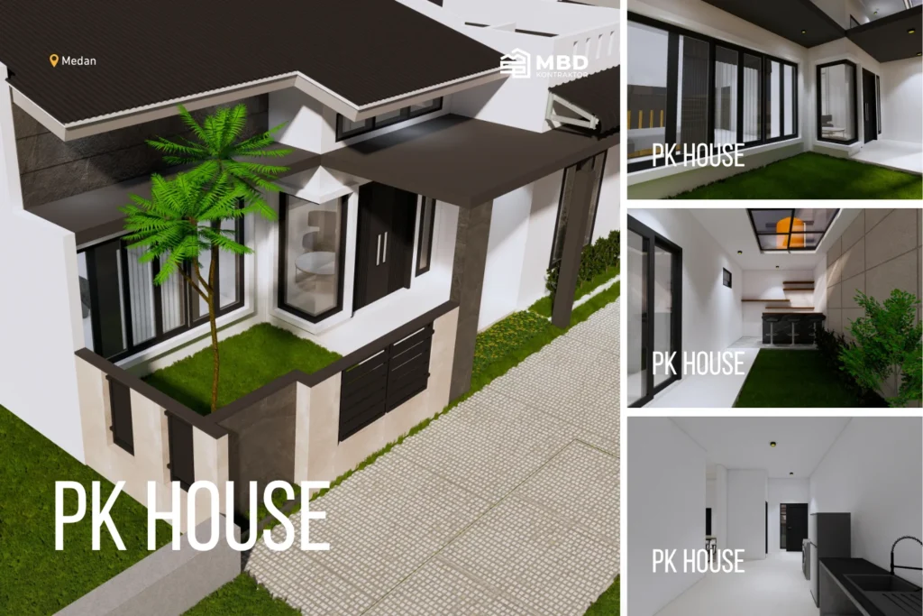 Desain 3D Fasad & Interior – PK House 1 Desain 3D Fasad & Interior - PK House