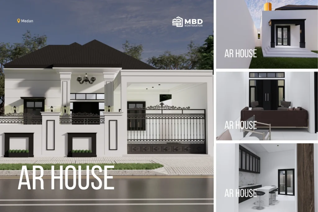 Desain 3D Fasad & Interior – AR House 1 Desain 3D Fasad & Interior AR House