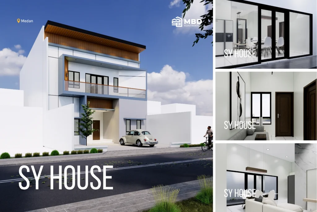 Desain 3D Fasad & Interior SY House
