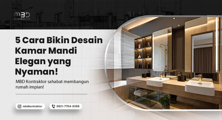 Desain Kamar Mandi Elegan