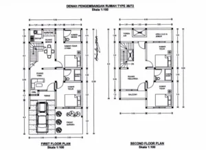 Cara Gambar Denah Rumah