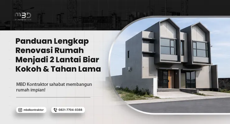 Renovasi Rumah Menjadi 2 Lantai