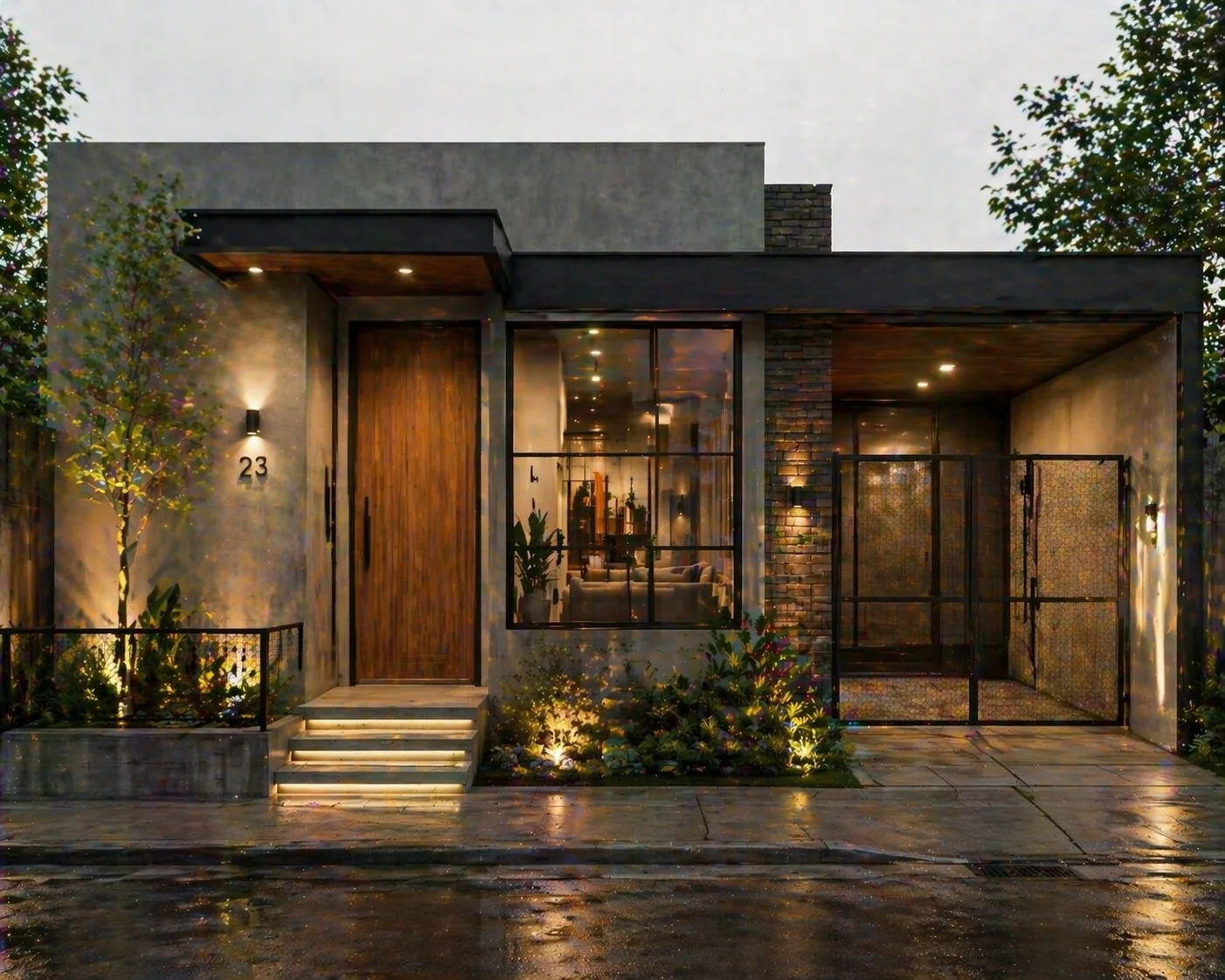 Rumah Kecil Mewah Elegan