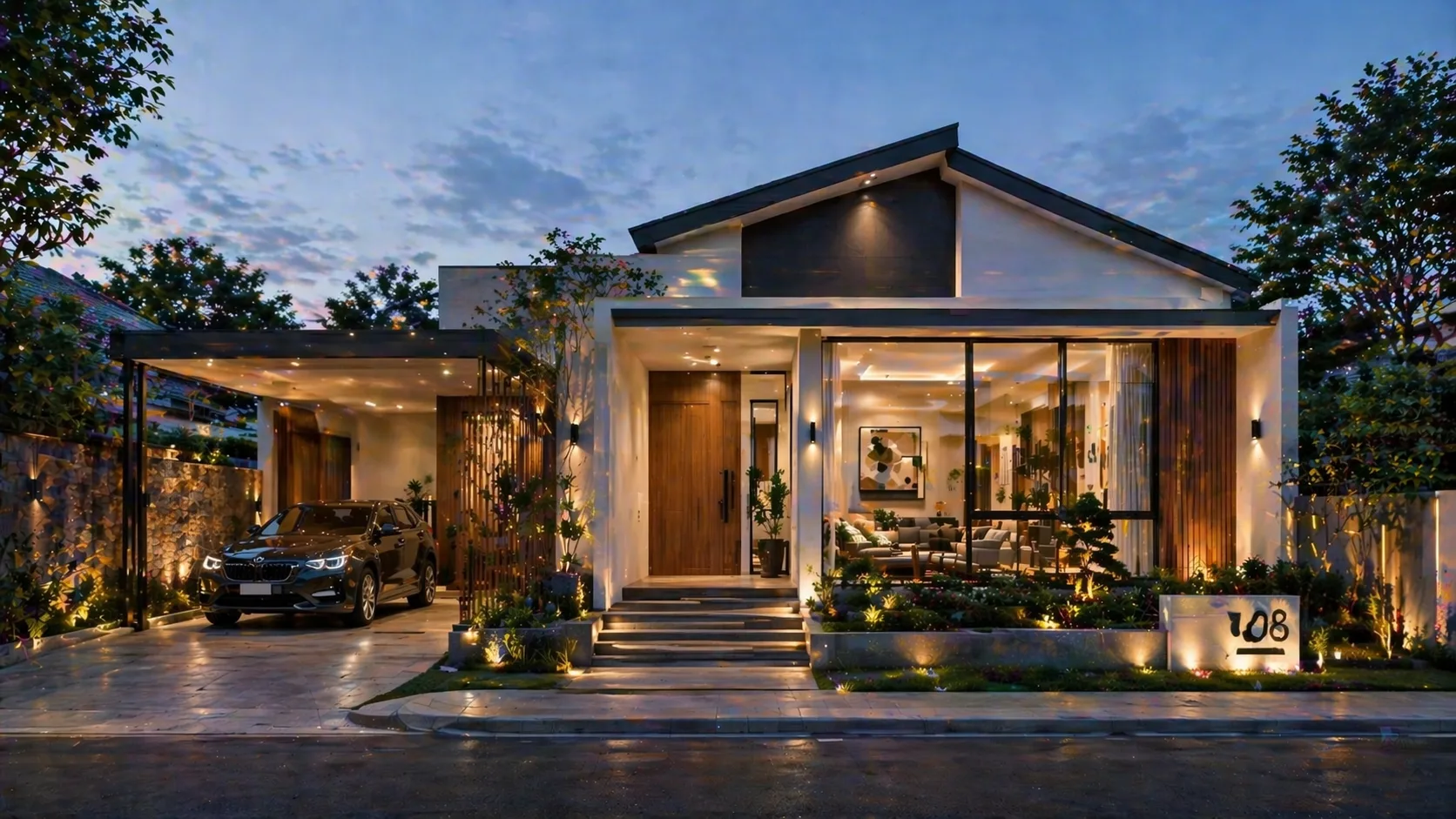 Rumah Kecil Mewah Elegan