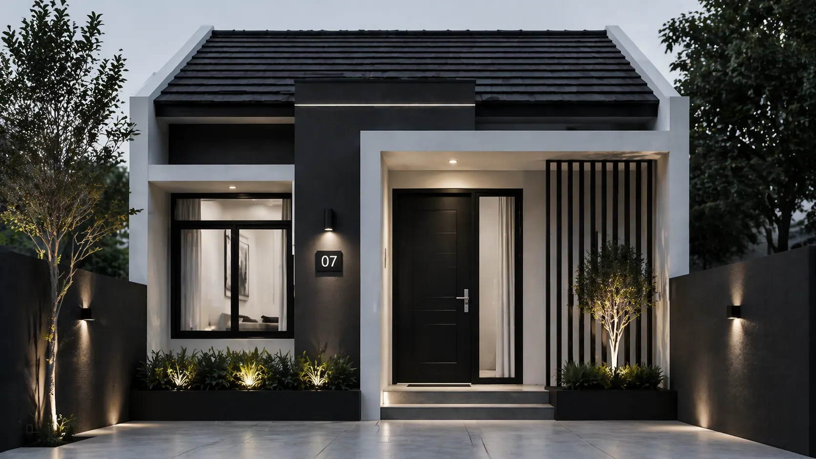 Rumah Kecil Mewah Elegan