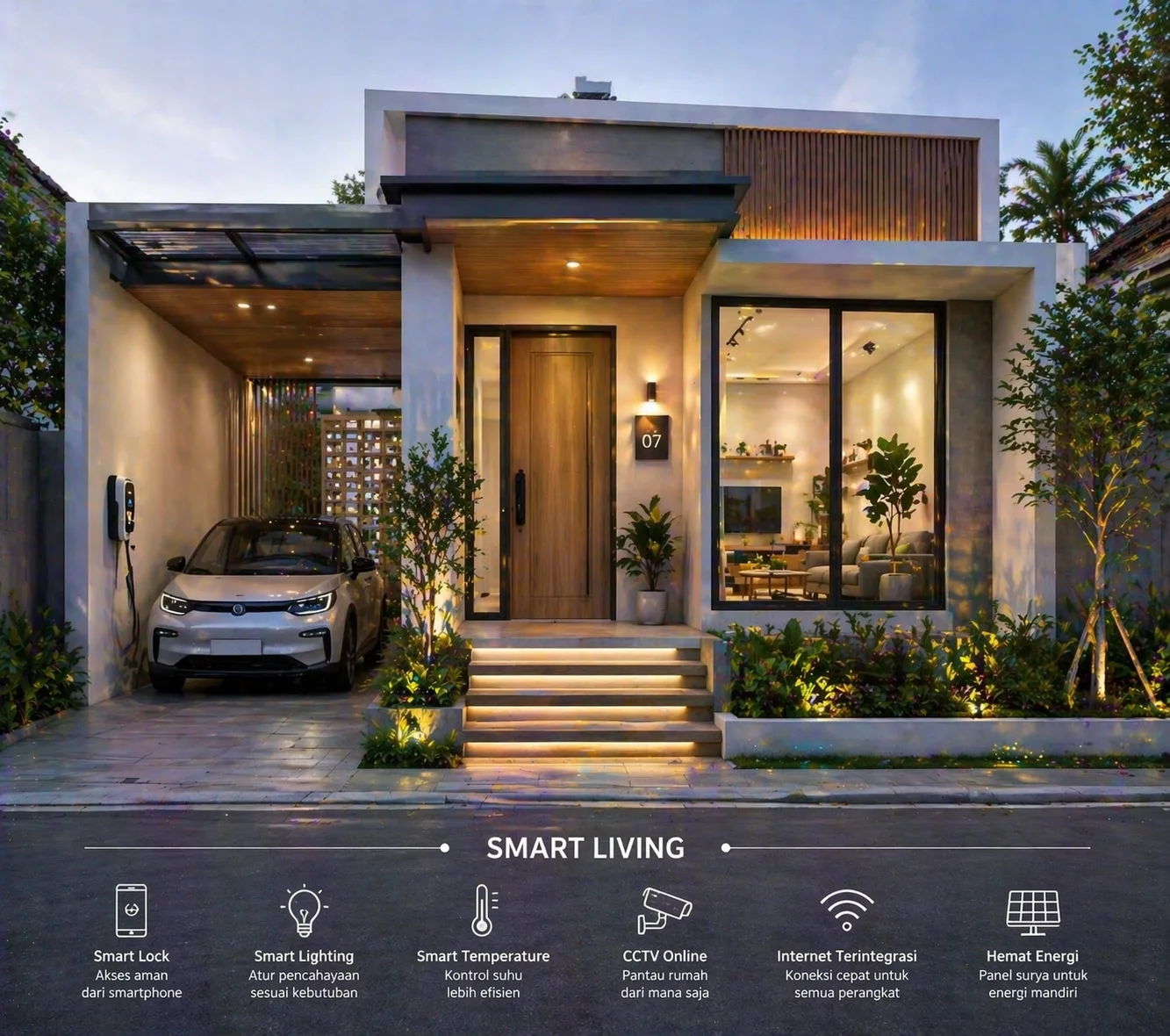 Rumah Kecil Mewah Elegan