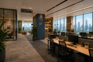 Tata Ruang kantor Berpanorama