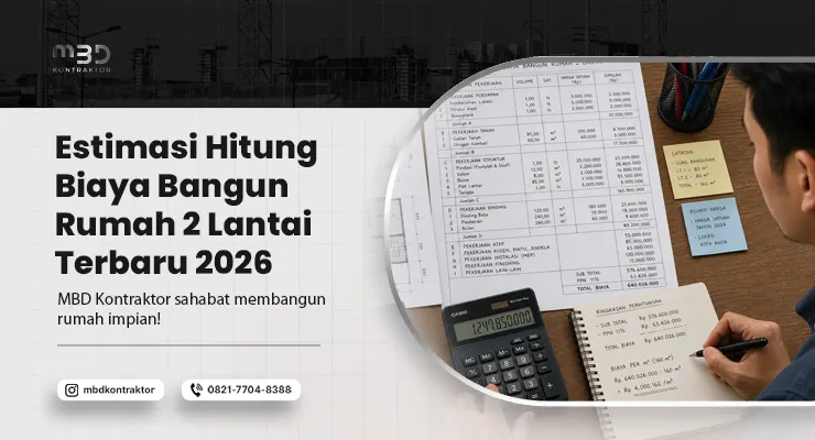 Hitung Biaya Bangun Rumah 2 Lantai