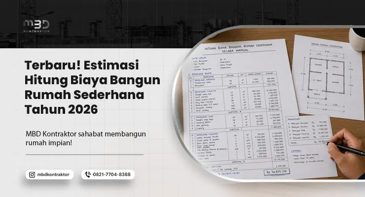 Hitung Biaya Bangun Rumah Sederhana