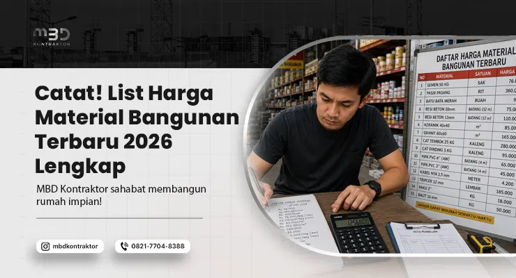 List Harga Material Bangunan Terbaru