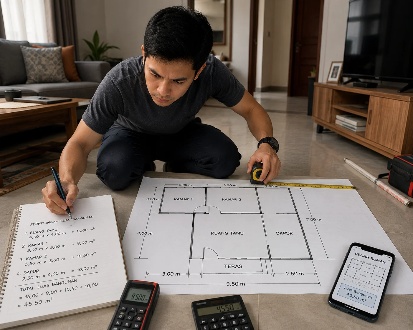 Harga Material per Meter