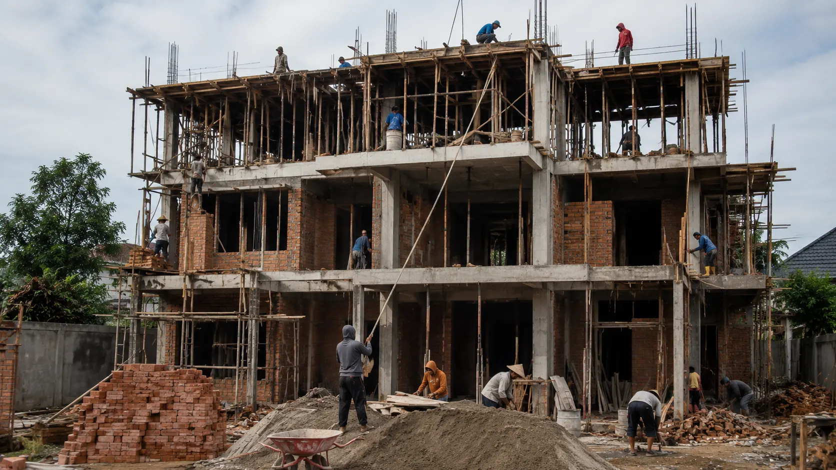 Harga Borongan Rumah 3 Lantai