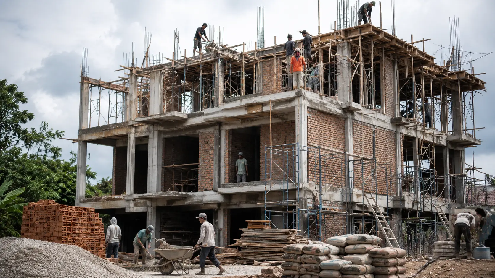 Harga Borongan Rumah 3 Lantai
