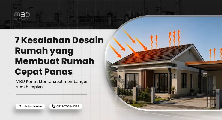 Kesalahan Desain Rumah yang Membuat Rumah Cepat Panas