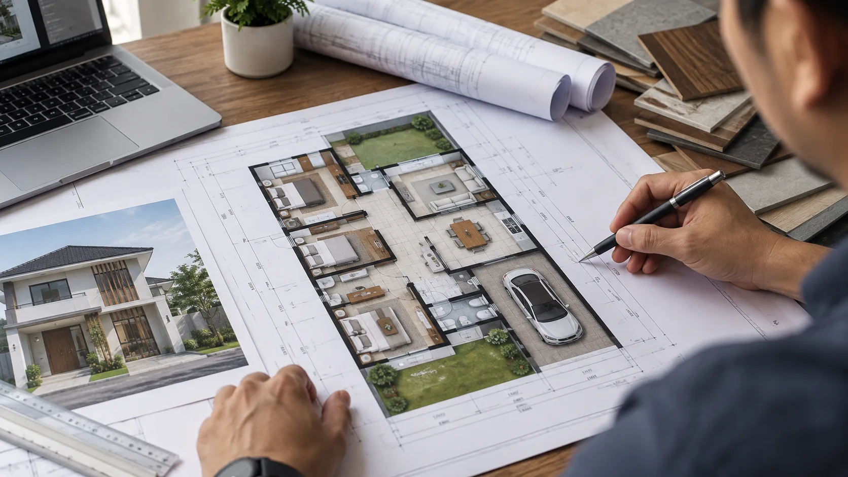 Desain Sketsa Arsitektur Rumah