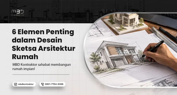 Desain Sketsa Arsitektur Rumah