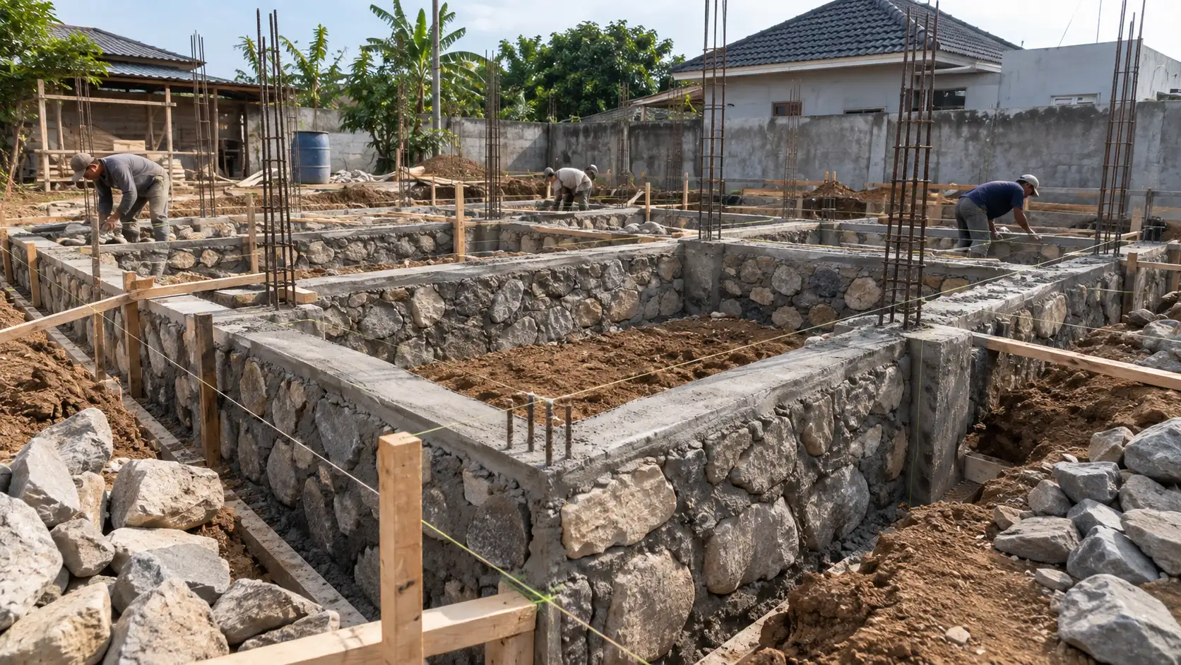 Jenis Pondasi Bangunan Rumah